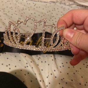 21 birthday girl sash and tiara!